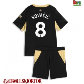 Manchester City Mateo Kovacic #8 Borta Kläder Barn 2026-27 Kortärmad (+ Korta byxor)
